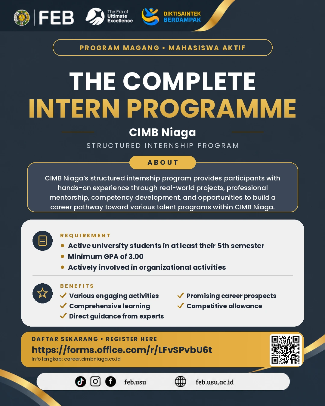 The Complete Intern CIMB Niaga telah dibuka!